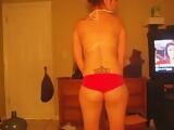 Desirous twerk livecam dance movie scene