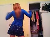 Incredible twerk web camera constricted raiment clip