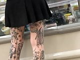 Upskirt young girl tatoo 5