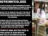 Hotkinkyjo anal bottle fuck & prolapse in high boots