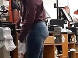 Thick Ass booty cashier 