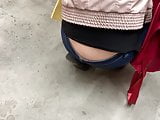 Upskirt young milf 2