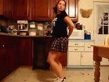 Incredible twerk web camera non-professional clip