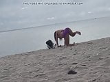 Hot Working Out on The Beach