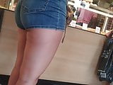 Voyeur sexy teen ass shorts french 7