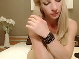 Dildo, fingers, plug beads for a hot blonde milf (part 1)